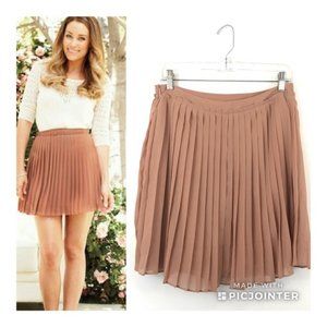 LC PLEATED SKIRT mauve pink mini skirt